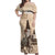 Personalized Kentucky Horse Racing Off Shoulder Maxi Dress Derby Lady Riding Horse Twin Spires - Wonder Print Shop