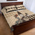 Kentucky Horse Racing Quilt Bed Set Derby Lady Riding Horse Twin Spires - Wonder Print Shop