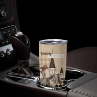 Kentucky Horse Racing Tumbler Cup Derby Lady Riding Horse Twin Spires - Wonder Print Shop