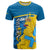Custom Sweden T Shirt Swedish Lion With Coat Of Arms - Wonder Print Shop