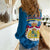 Custom Sweden Women Casual Shirt Swedish Lion With Coat Of Arms - Wonder Print Shop