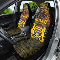 Chad Independence Day 1960 Car Seat Cover Tchad Goat and Lion African Pattern - Wonder Print Shop