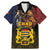 Chad Independence Day 1960 Family Matching Mermaid Dress and Hawaiian Shirt Tchad Goat and Lion African Pattern - Wonder Print Shop