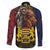 Chad Independence Day 1960 Family Matching Mermaid Dress and Hawaiian Shirt Tchad Goat and Lion African Pattern - Wonder Print Shop