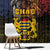 Chad Independence Day 1960 Window Curtain Tchad Goat and Lion African Pattern - Wonder Print Shop