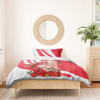 Singapore Bedding Set The Merlion With Red Orchid - Wonder Print Shop