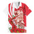 Singapore Hawaiian Shirt The Merlion With Red Orchid - Wonder Print Shop