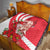 Singapore Quilt The Merlion With Red Orchid - Wonder Print Shop