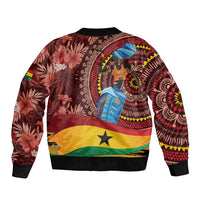 Panafest Bomber Jacket Ghana Tropical African Pattern - Wonder Print Shop