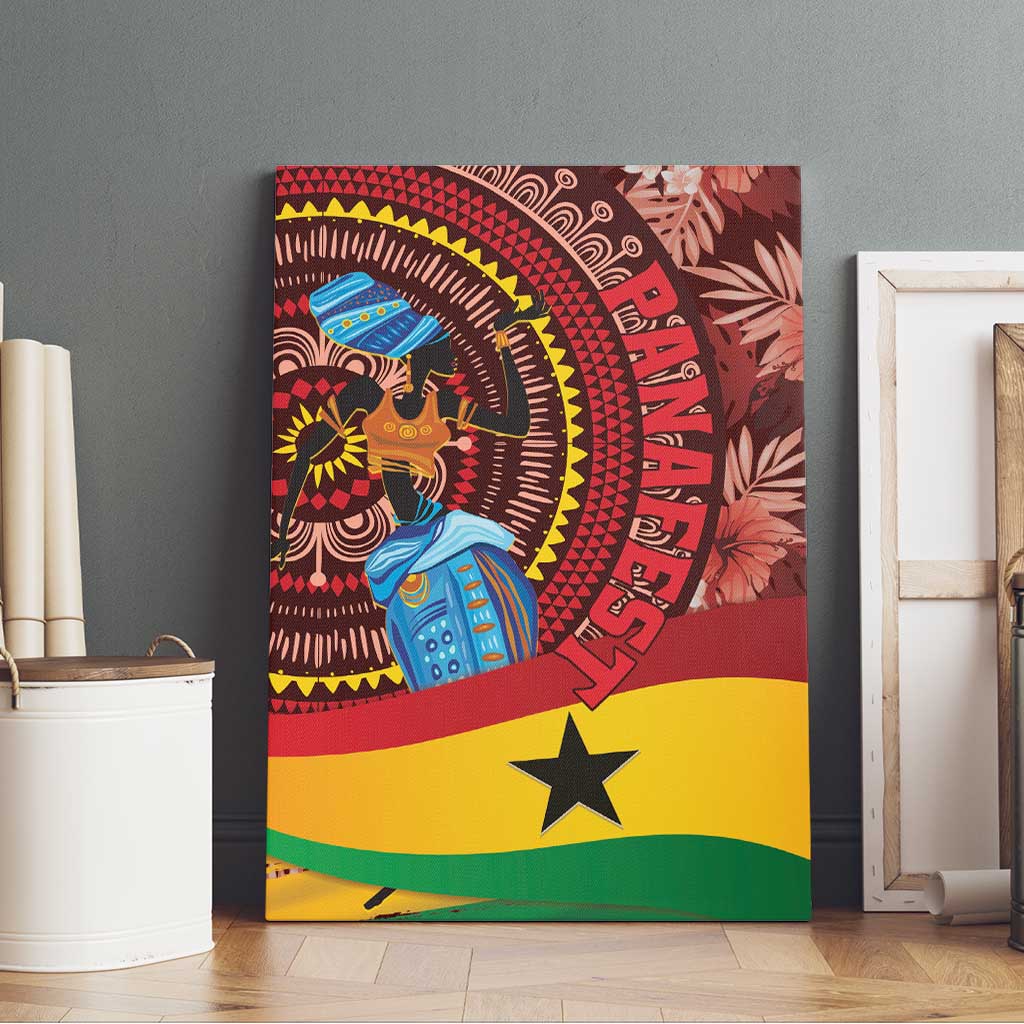 Panafest Canvas Wall Art Ghana Tropical African Pattern - Wonder Print Shop