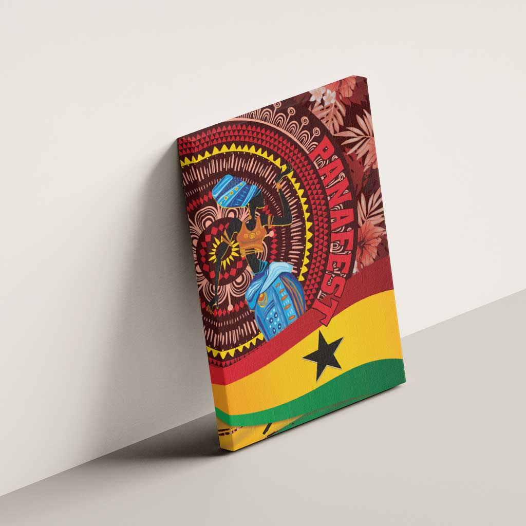Panafest Canvas Wall Art Ghana Tropical African Pattern - Wonder Print Shop