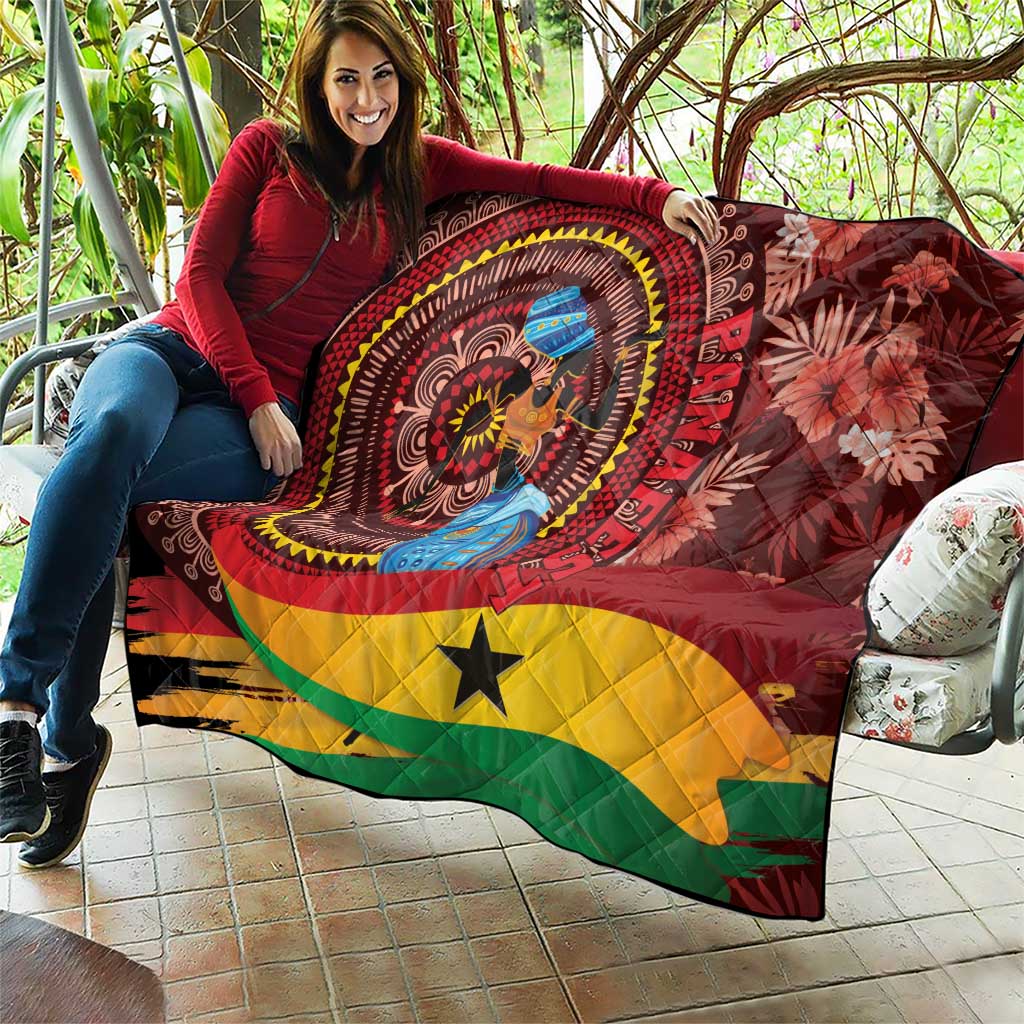 Panafest Quilt Ghana Tropical African Pattern - Wonder Print Shop