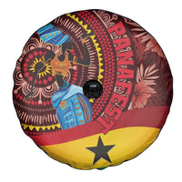 Panafest Spare Tire Cover Ghana Tropical African Pattern - Wonder Print Shop