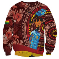 Panafest Sweatshirt Ghana Tropical African Pattern - Wonder Print Shop