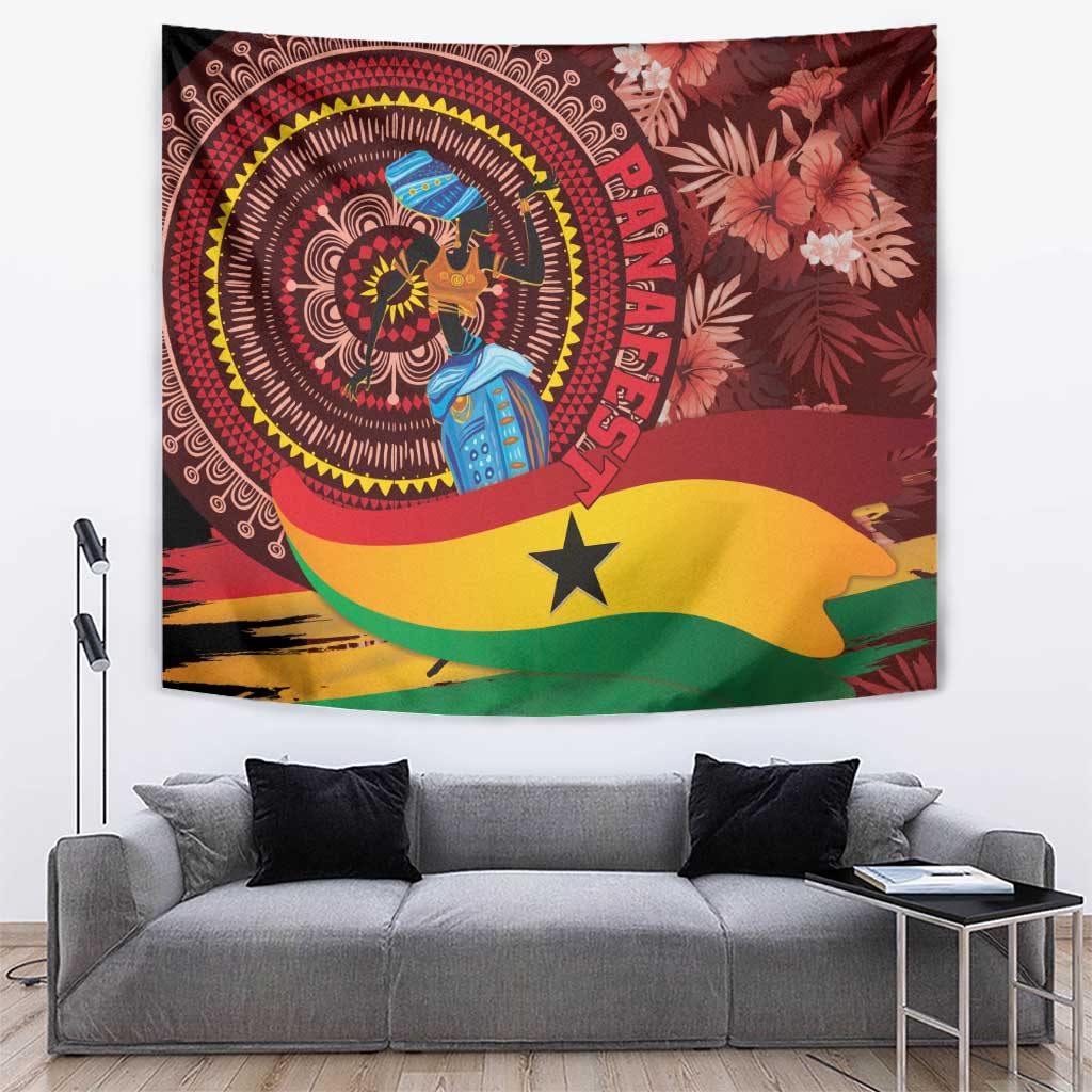 Panafest Tapestry Ghana Tropical African Pattern - Wonder Print Shop