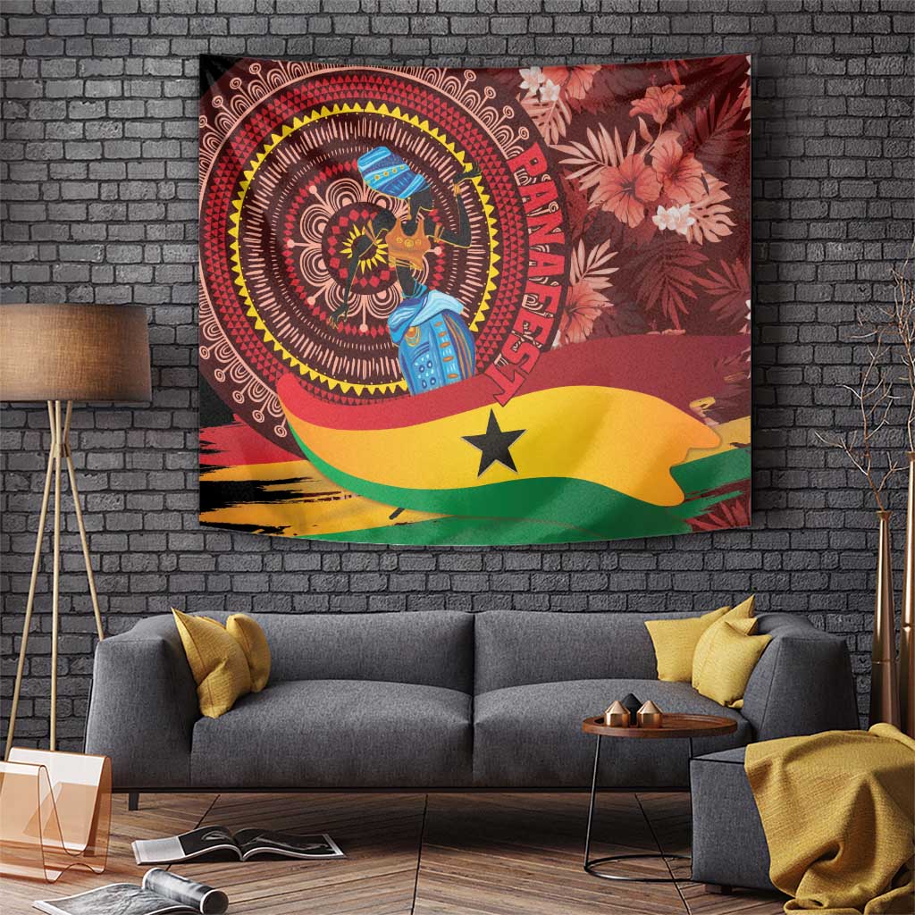 Panafest Tapestry Ghana Tropical African Pattern - Wonder Print Shop