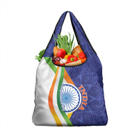 India Independence Day Grocery Bag Mandala Paisley Floral
