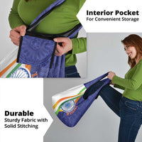 India Independence Day Grocery Bag Mandala Paisley Floral