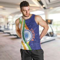 India Independence Day Men Tank Top Mandala Paisley Floral - Wonder Print Shop