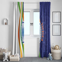 India Independence Day Window Curtain Mandala Paisley Floral - Wonder Print Shop