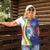 India Independence Day Women Polo Shirt Mandala Paisley Floral - Wonder Print Shop