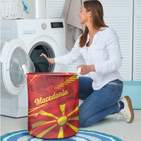 Macedonia Laundry Basket Flag Color Inspired