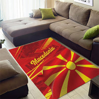 Macedonia Area Rug Flag Color Inspired