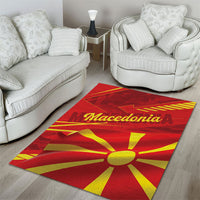 Macedonia Area Rug Flag Color Inspired