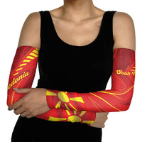 Personalised Macedonia Arm Sleeves Flag Color Inspired