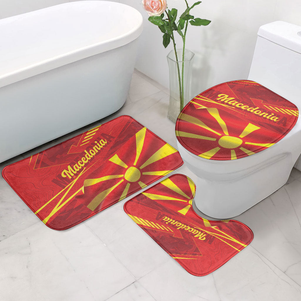 Macedonia Bathroom Set Flag Color Inspired