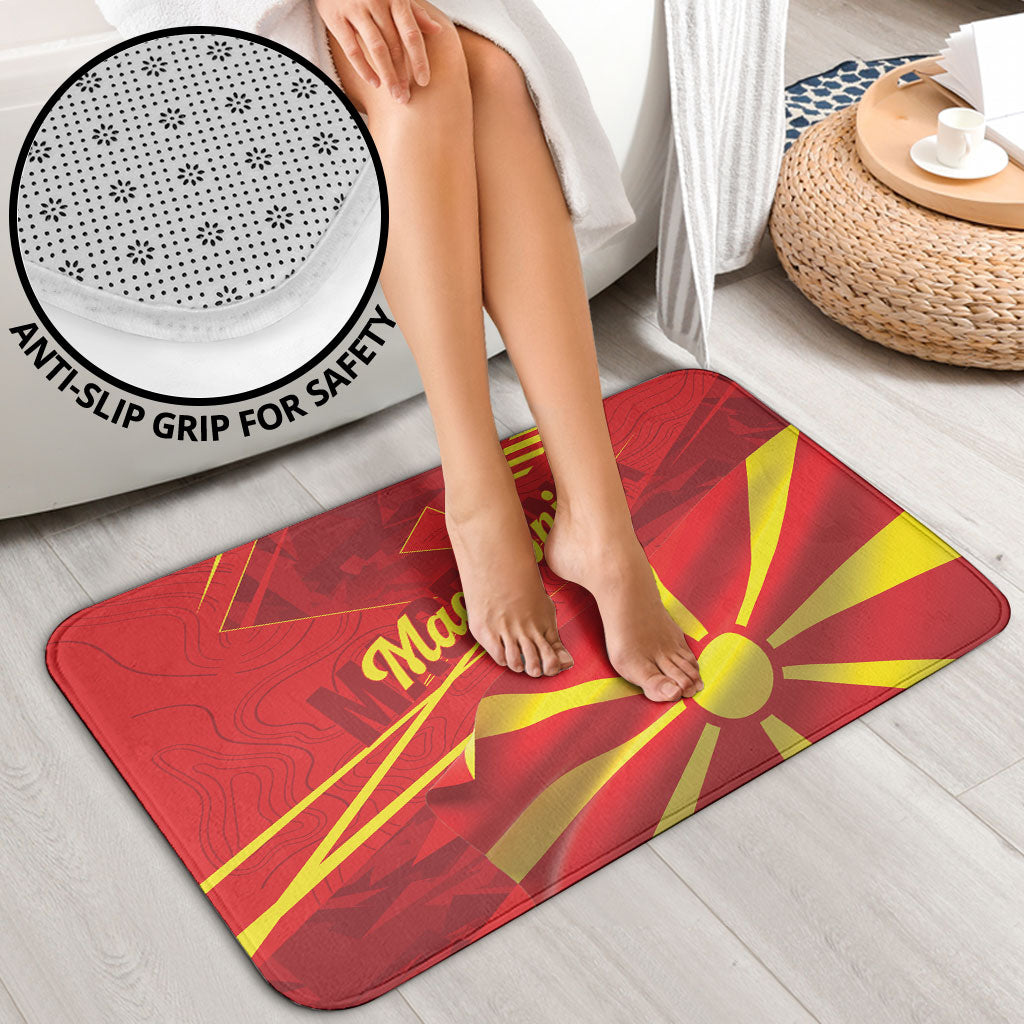 Macedonia Bathroom Set Flag Color Inspired