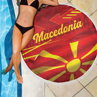 Macedonia Beach Blanket Flag Color Inspired