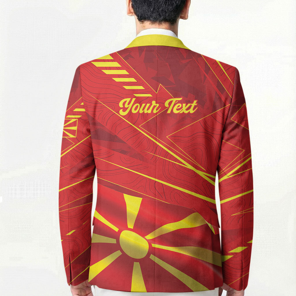 Personalised Macedonia Blazer Flag Color Inspired