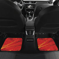 Personalised Macedonia Car Mats Flag Color Inspired