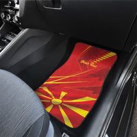 Personalised Macedonia Car Mats Flag Color Inspired