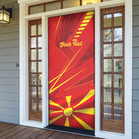 Personalised Macedonia Door Cover Flag Color Inspired