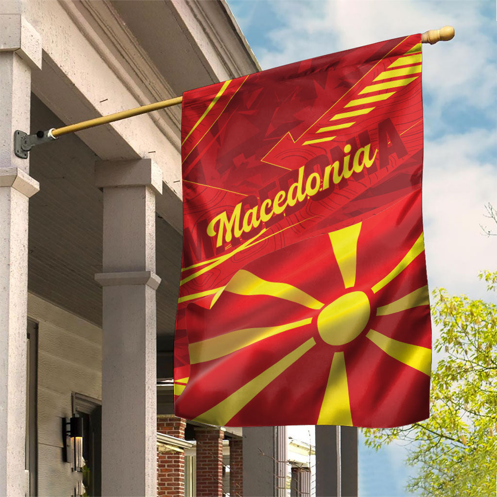 Macedonia Garden Flag Flag Color Inspired