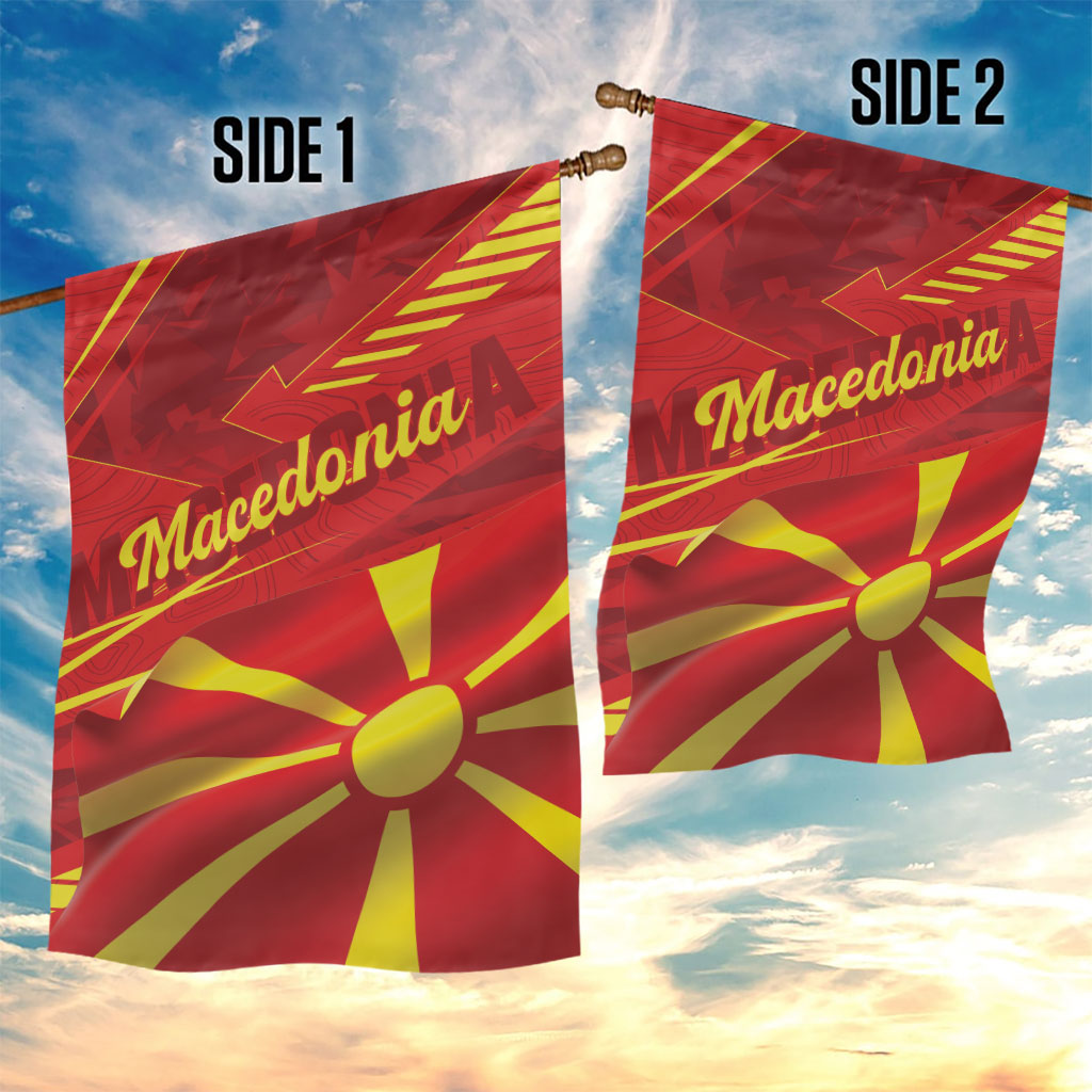 Macedonia Garden Flag Flag Color Inspired