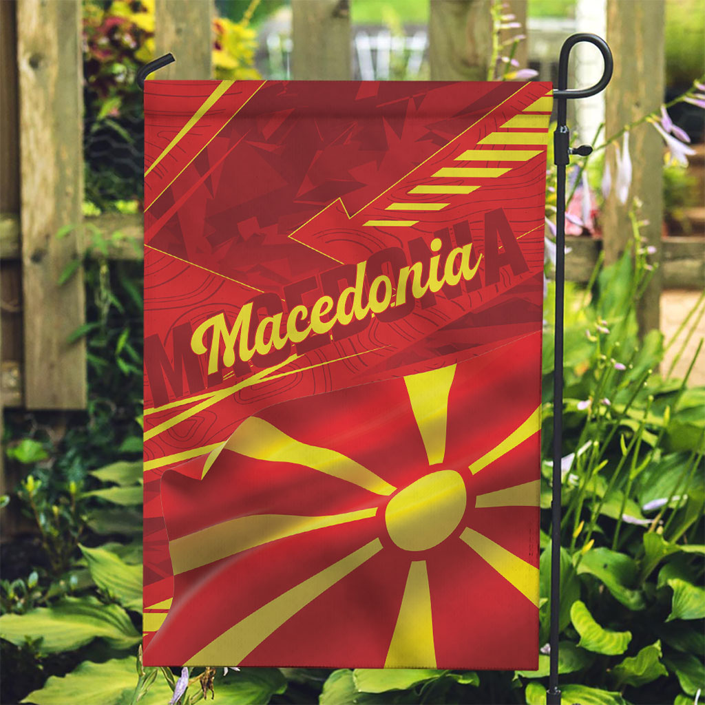 Macedonia Garden Flag Flag Color Inspired
