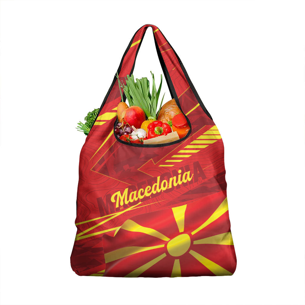 Macedonia Grocery Bag Flag Color Inspired