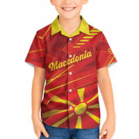 Personalised Macedonia Hawaiian Shirt Flag Color Inspired