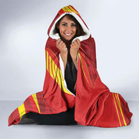 Macedonia Hooded Blanket Flag Color Inspired