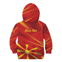 Personalised Macedonia Kid Hoodie Flag Color Inspired