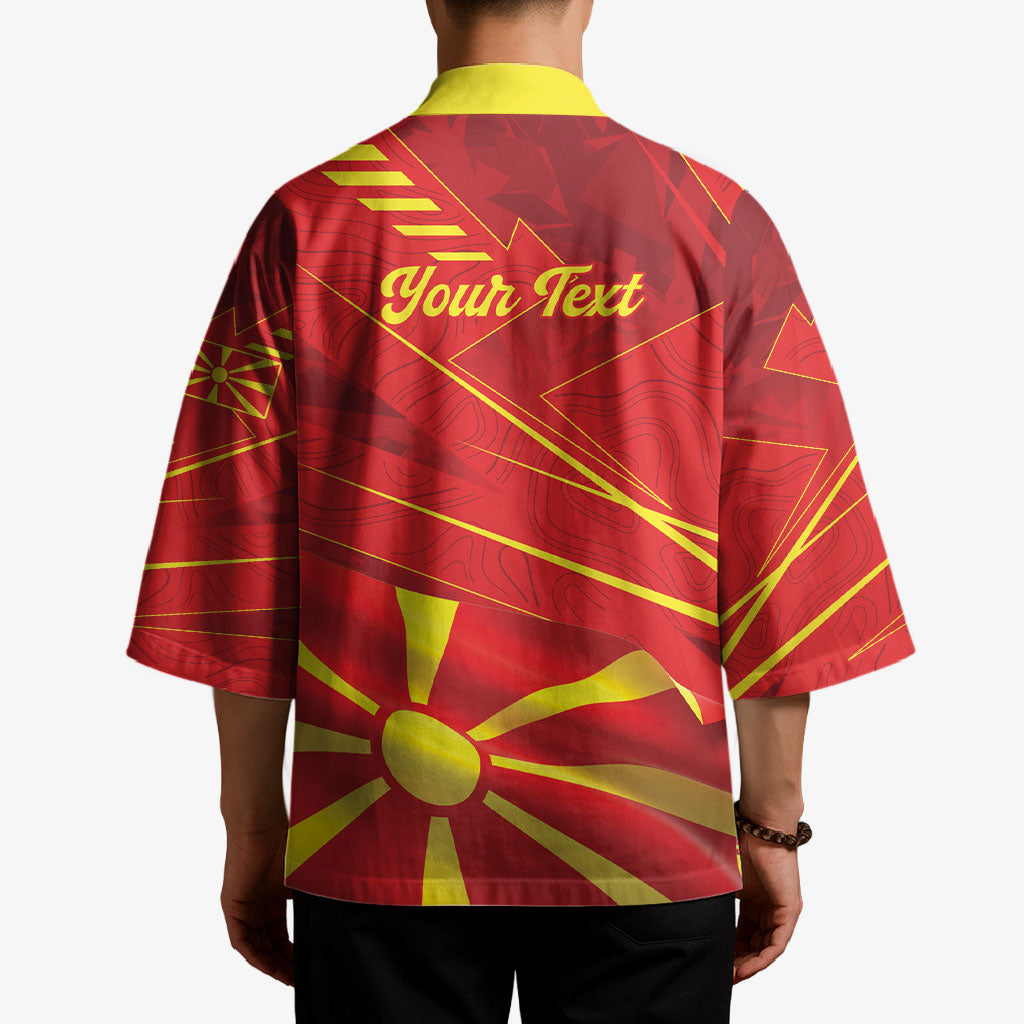 Personalised Macedonia Kimono Flag Color Inspired
