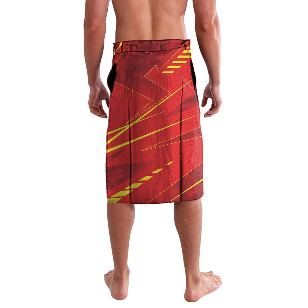 Personalised Macedonia Lavalava Flag Color Inspired