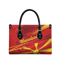 Macedonia Leather Bag Flag Color Inspired