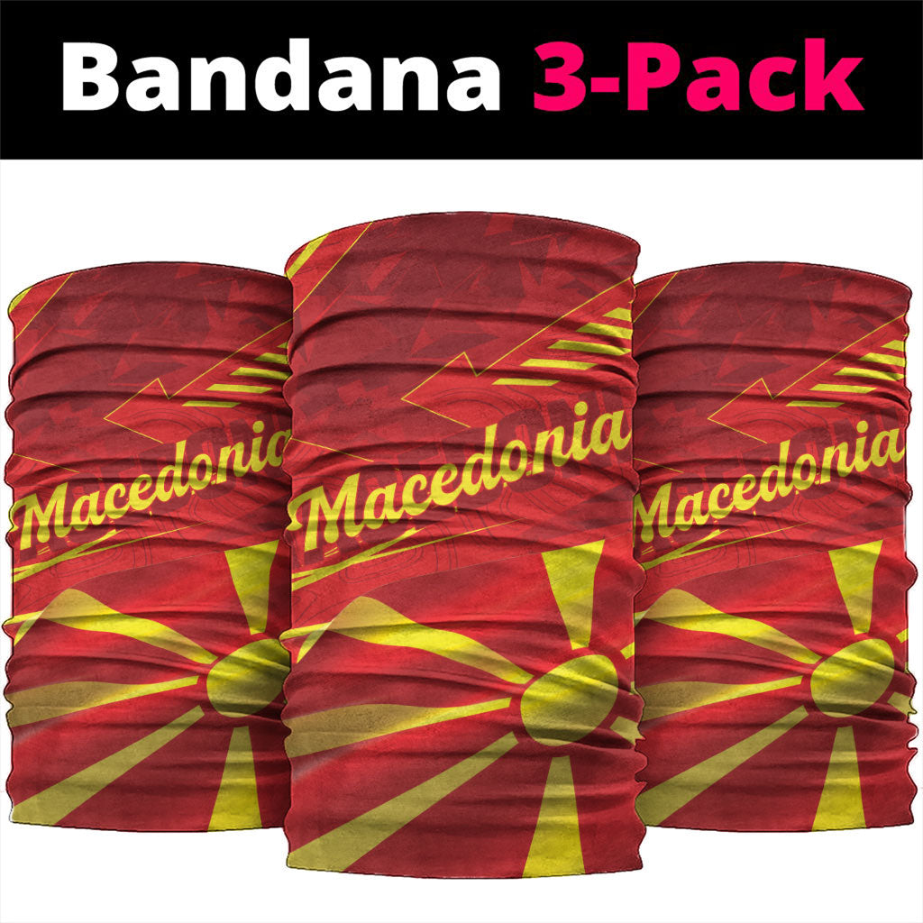 Macedonia Neck Gaiter Flag Color Inspired