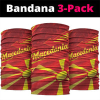 Macedonia Neck Gaiter Flag Color Inspired