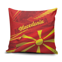 Macedonia Pillow Cover Flag Color Inspired