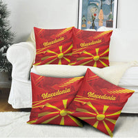 Macedonia Pillow Cover Flag Color Inspired